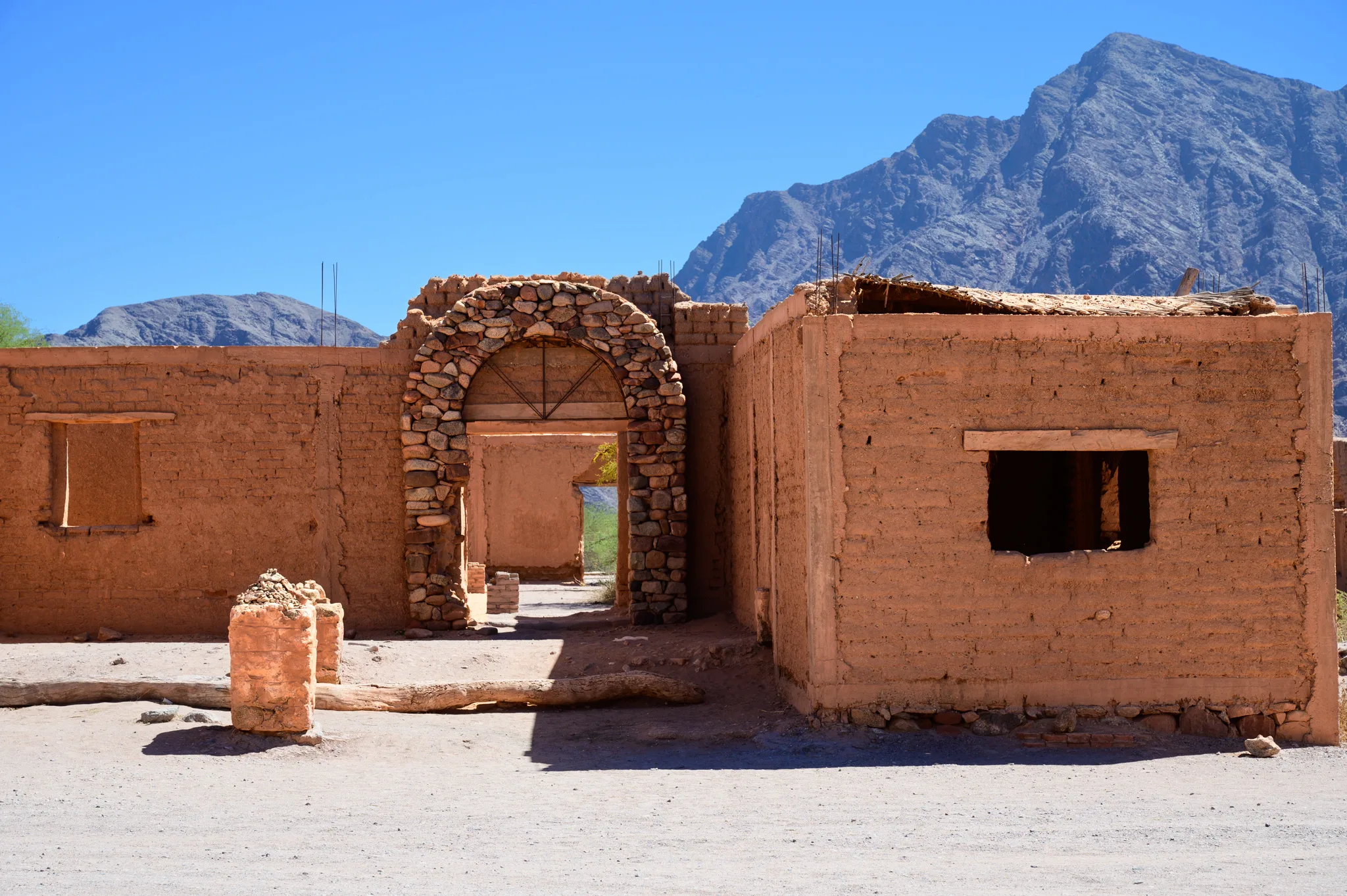 Paisaje de Fiambalá en el oeste de Catamarca