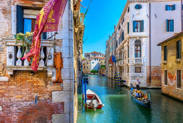 Góndolas en Venecia